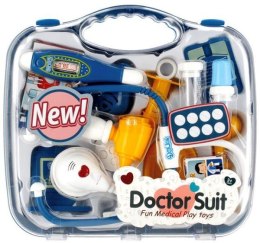 Zestaw lekarski w walizce stetoskop na baterie akcesoria B/O 27x26x6 Mega Creative