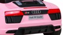 Audi R8 na akumulator dla dzieci Różowy + Pilot + EVA + Wolny Start + MP3 LED