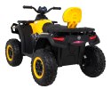 Quad XT-Speed dla dzieci Żółty + Napęd 4x4 + EVA + Wolny Start + Radio MP3 + LED