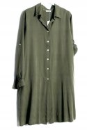 ITALY oversize SZMIZJERKA koszulowa KHAKI r 46/48