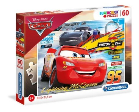 Clementoni Puzzle 60el Auta. Cars 3 26973