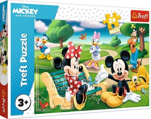 Puzzle 24el Maxi Myszka Miki w gronie przyjaciół 14344 TREFL p8