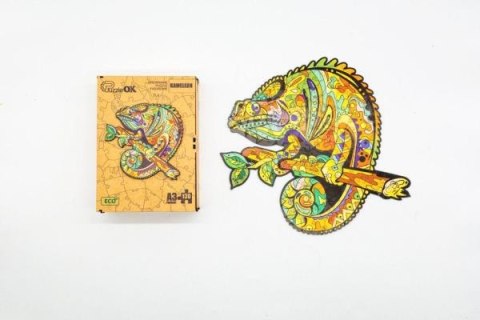 PROMO Puzzle drewniane Kameleon PuzA3-00745