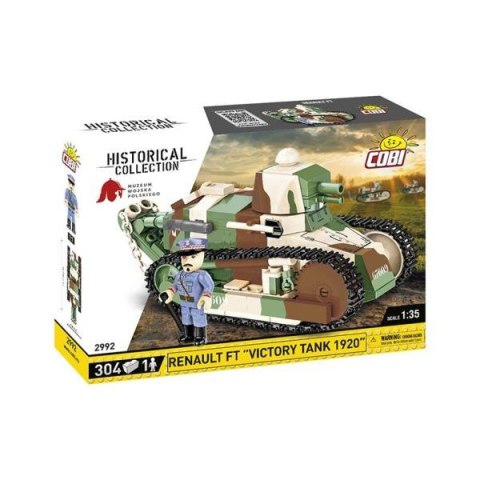 COBI 2992 Historical Collection Great War Francuski czołg Renault FT "Victory Tank 1920"