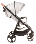 STINGER XXIII 4Baby Wózek spacerowy do 22kg - MELANGE LIGHT GREY