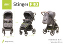 STINGER PRO 4Baby Wózek spacerowy do 22kg - GRAPHITE