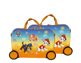 Kids Euroswan Jeżdżąca walizka podróżna Psi Patrol - żółta mała