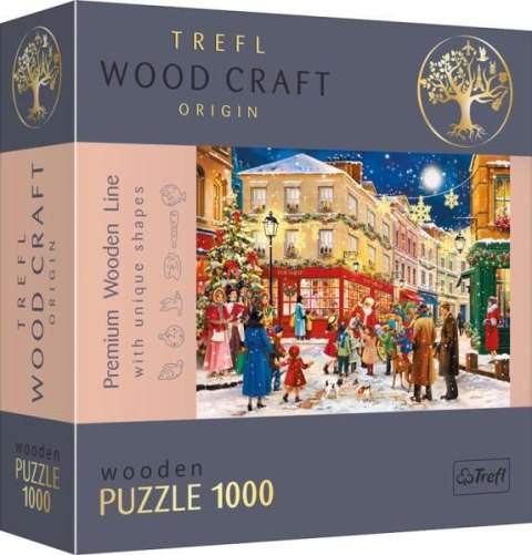 Puzzle 1000el drewniane - Świąteczna aleja 20151 Trefl