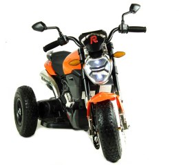 Motor na akumulator pompowane koła skóra manetka MOTO-L-7-AIR-POMARANCZOWY