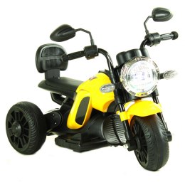 Motor na akumulator dla dzieci Trike światła muzyka MOTO-SX-4-ZOLTY