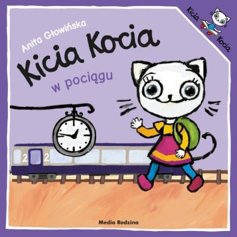 Książeczka Kicia Kocia w pociągu