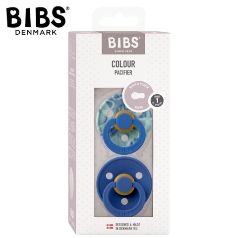 BIBS TIE DIY COLLECTION 2-PACK OCEAN S Smoczek Uspokajający kauczuk Hevea