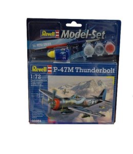 Model do sklejania 1:72 63984 P-47M Thunderbolt Revell + 3 farbki, pędzelek, klej