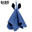 BIBS CUDDLE CLOTH KANGAROO CORNFLOWER Pieluszka przytulanka z zawieszką na smoczek