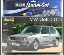 Model samochodu do sklejania 1:24 67072 VW Golf 1 GTI Revell + 4 farbki, pędzelek, klej
