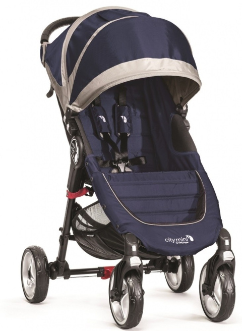 Baby Jogger City Mini 4W 4-Wheel Gratis Pałąk wersja spacerowa - cobalt/grey