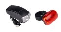 Dunlop zestaw lampek rowerowych LED