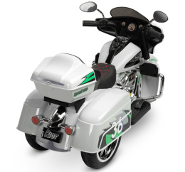 Riot Light Grey trójkołowy motocykl Toyz pojazd na akumulator