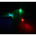 Wyrzutnia latający dysk UFO śmigło LED zielone