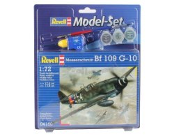 Model do sklejania 1:72 64160 Messerschmitt Bf-109 G-10 Revell +3 farbki, pędzelek, klej