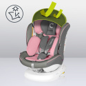 BASTIAAN ONE Lionelo Obrotowy fotelik samochodowy 0-36 kg Isofix RWF - Pink Baby