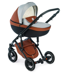 MAX 500 3w1 Dada Prams wózek dziecięcy z fotelikiem Kite 0-13kg chocolate