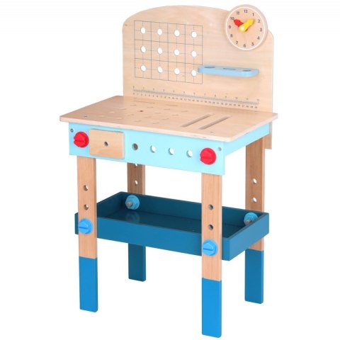 TOOKY TOY Drewniany Stół Do Majsterkowania Warsztat TOOKY TOY Drewniany Stół Do Majsterkowania Warsztat