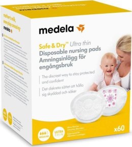 MEDELA 101037047 Jednorazowe wkładki laktacyjne Safe&Dry Ultra Thin 60 szt