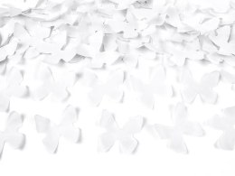 Tuba konfetti strzelające z białymi motylkami 80cm