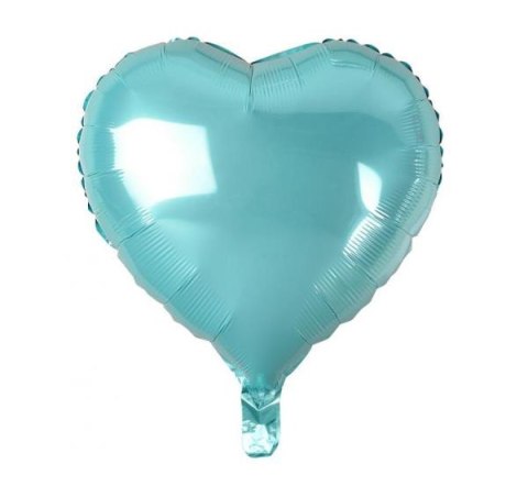 Balon foliowy 18" "Serce" jasno niebieskie Godan