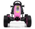 MILLY MALLY Gokart na pedały Rocket Pink