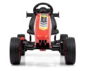 MILLY MALLY Gokart na pedały Rocket Red