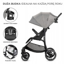 TRIG 2 Kinderkraft Wózek spacerowy do 22 kg z pałąkiem - GREY