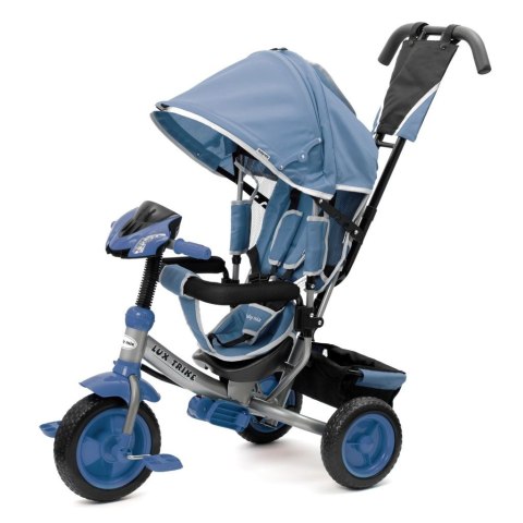 BABY MIX 45764 Rowerek trójkołowy z światłami led Lux Trike niebieski