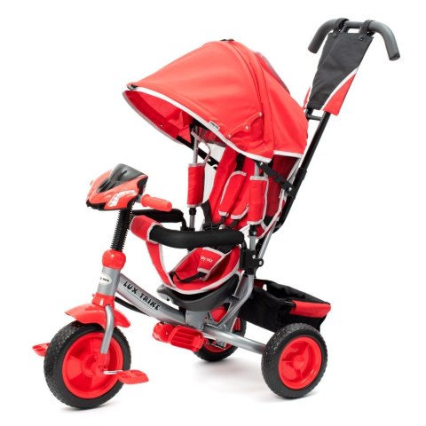 BABY MIX 45765 Rowerek trójkołowy z światłami led Lux Trike czerwony