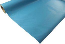 Folia rolka carbon 3D błękitna 1,27x28m