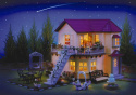 Sylvanian Families Miejski domek z oświetleniem - zestaw na prezent
