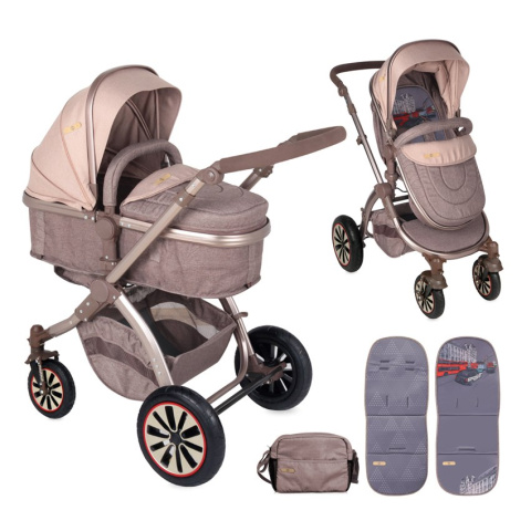 WÓZEK 3W1 AURORA PROMO Bertoni Lorelli Beige City