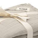 BIBS MUSLIN SWADDLE Kocyk muślinowy 100% ORGANIC COTTON SAND 120 x 120 cm