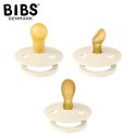 BIBS TRY-IT PACK IVORY 3 smoczkowy zestaw prezentowy dla Noworodka