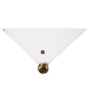 Hi Little One komin bandana zimowa dla niemowlaka ALPACA BOHO White/Brown M Pom Pom