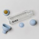 BIBS BABY GLASS BOTTLE BABY BLUE Antykolkowa Butelka Szklana dla Niemowląt 225 ml