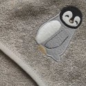 Petu Petu ręcznik okrycie kąpielowe z kapturem 70x70 Penguin