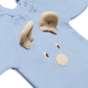 Hi Little One rampers dziecięcy MIŚ OverSize BOHO Blue roz L Pom Pom