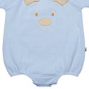 Hi Little One rampers dziecięcy MIŚ OverSize BOHO Blue roz L Pom Pom