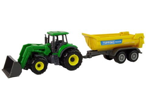 Pojazd Rolniczy Traktor Przyczepka D Zielony Pojazd Rolniczy Traktor Przyczepka D Zielony