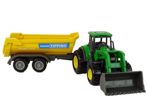 Pojazd Rolniczy Traktor Przyczepka D Zielony Pojazd Rolniczy Traktor Przyczepka D Zielony