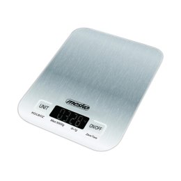 Mesko MS 3169 Waga kuchenna elektroniczna precyzyjna inox max 5kg/ 1g biała