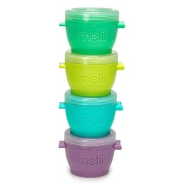 Melii - 4 pojemniki na pokarm Freezer Snap & Go
