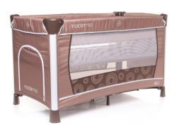 4Baby Aluminiowe Łóżeczko Turystyczne MODERNO brown